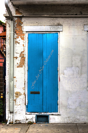 French Quarter Blue Door